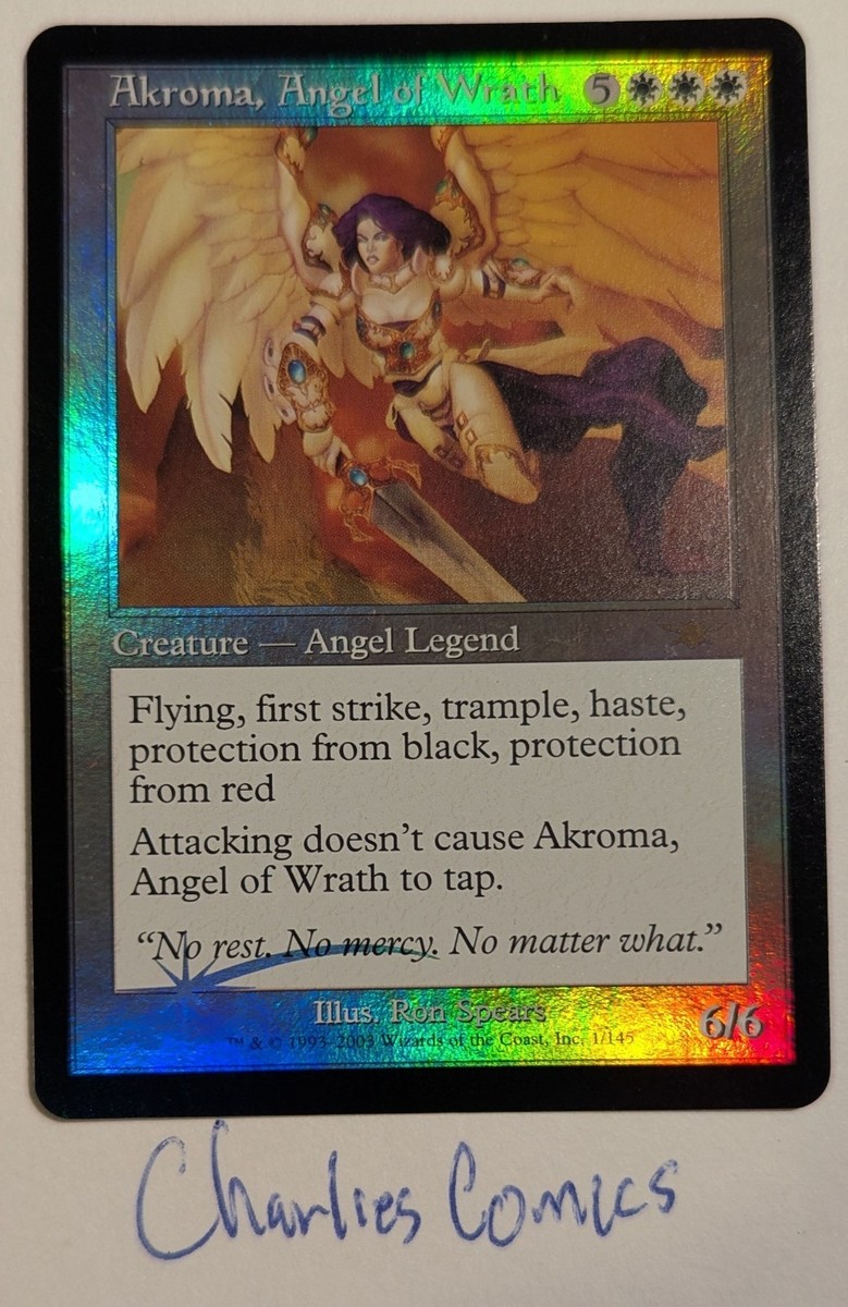 【foil】怒りの天使アクローマ/Akroma, Angel of Wrath 買取相場】-MtG-(日)怒りの天使アクローマ / Akroma, Angel of