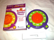 Learning Resources 60 Second Jumbo Timer 8 wi...