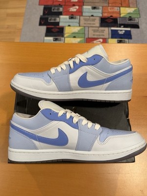 Size 8.5 - Men's Air Jordan 1 SE Low Mighty Swooshers Blue Anime