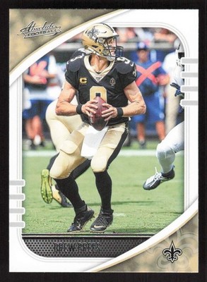 2020 Panini Absolute Drew Brees #72 New Orleans Saints