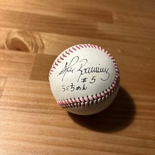 Yomiuri Giants Alex Ramirez Player Print Autograph Ball