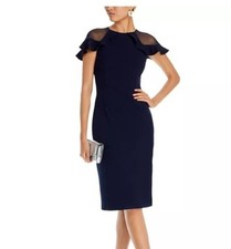 Eliza J, Cocktail Dress, size 14, Color: Navy