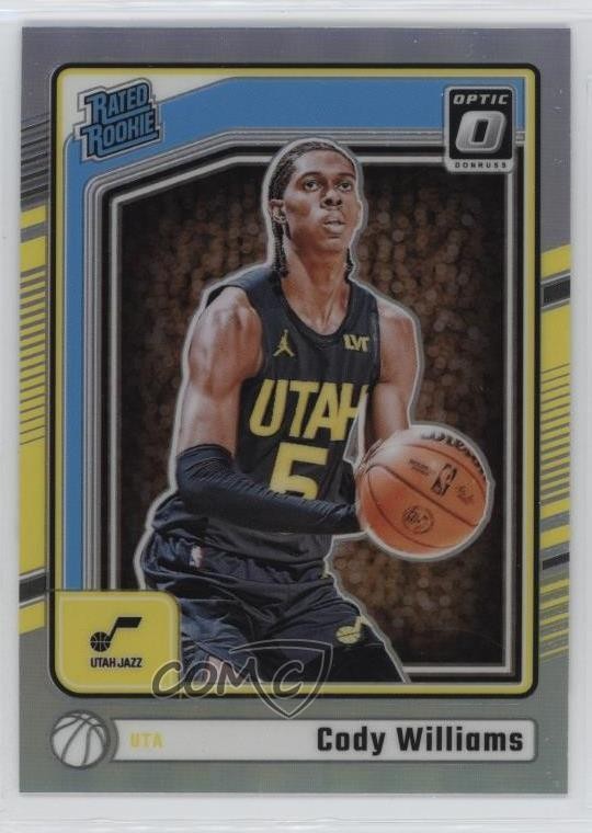 2024-25 Panini Donruss Optic Rated Rookie Holo Prizm Cody Williams #298 1hr4