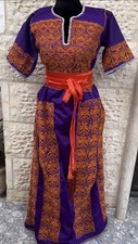 Vintage Handmade Palestinian Embroidery Wedding Palestine Dress Thoub