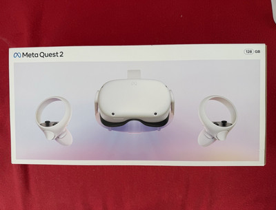 Meta Quest 2 Standalone VR-Headset 128 GB Weiß inkl. 2 Controller & Case