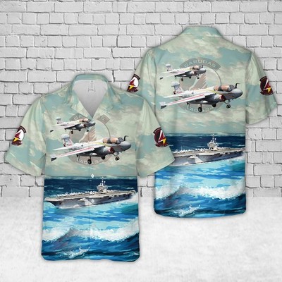 US Navy EA 6B Of Electronic Attack Squadron 134 VAQ 134 And USS CVN 77 Hawaiian