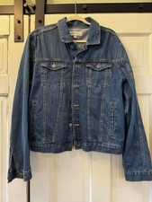 Vintage Calvin Klein Trucker Denim Jacket - Men's XL Made In USA
