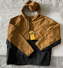 Carhartt Jacket Mens 3XL Brown Black Storm Defender Packable Rain Hooded Shell