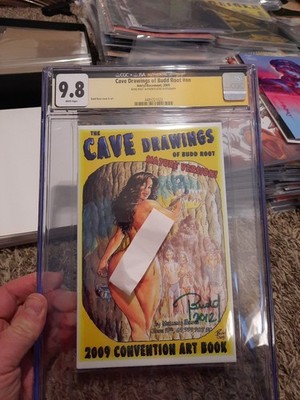 Cave Drawings Of Budd Root #nn 1 JSA CGC 9.8 Authenticated Autograph Signed 2009