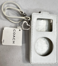 Coach Vintage Y2K White Leather Mini iPod Cas...