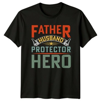 Vater Mann Beschützer Held Herren T-Shirt Held Papa Familie Vatertag Geschenk