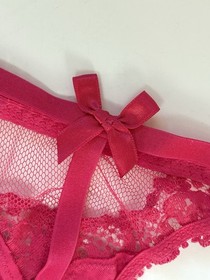 Agent Provocateur LACY Lace Thong in Pink Ret:$150 New w/Tags