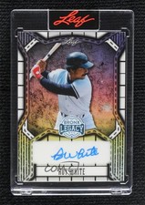 2025 Leaf A Bronx Legacy Auto Silver Prismatic 9/65 Roy White #BA-RW1 Auto 17uv