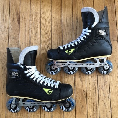 GRAF 703 Inline Hockey Skates/LABEDA 9000/Senior 11E *NEW Wheels & Bearings* 