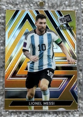 LIONEL MESSI 2024-25 PRESS PASS PREMIUM GOLD PRISMATIC #PPB-46 1/1
