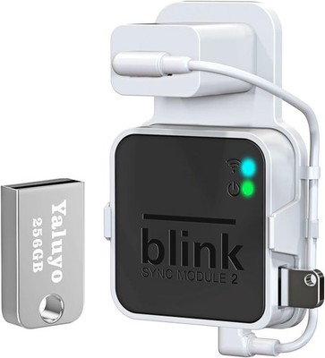 Flash Drive & Blink Sync Module 2 Wall Mount Holder for Security Cameras