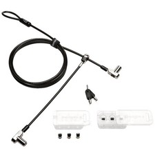 Kensington Universal 3-in-1 Keyed Cable Lock - Twin Lockheads K63380WW 