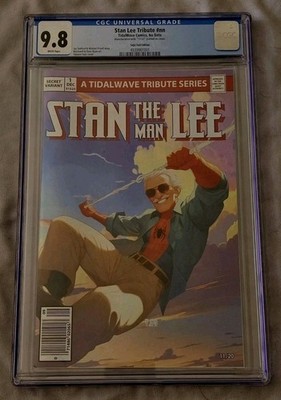 Stan Lee Tribute 1 (2020) CGC 9.8 Stjepan Sejic Exclusive Secret Foil (Ltd 20)!