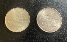 500 Lire Dante Alighieri anno 1965 Argento - Monete italiane - due monete