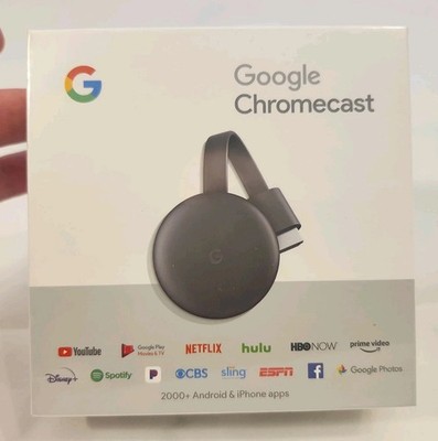 Google Chromecast Streaming Media Player GA00439-Open Box
