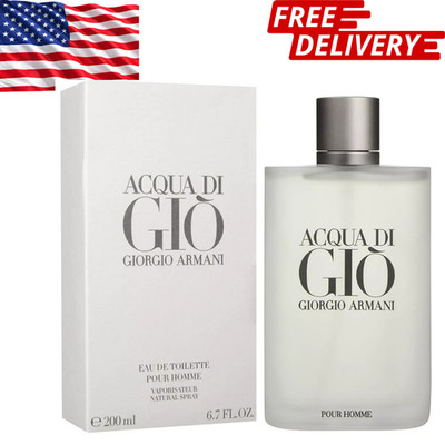 Giorgio Armani Acqua Di Gio 6.7 oz / 200 ml Men's Elegance Eau de Toilette Spray