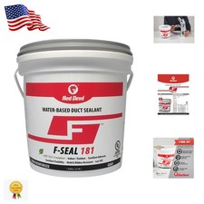 1 Gallon Fiber Reinforced Water-Based Duct Sealant - Gray, 181 Certified