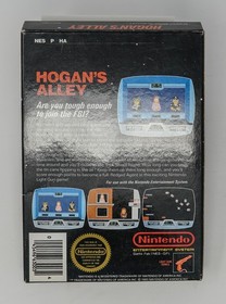 Hogan's Alley COMPLETE CIB (Game Box Manual) *NICE* Nintendo NES