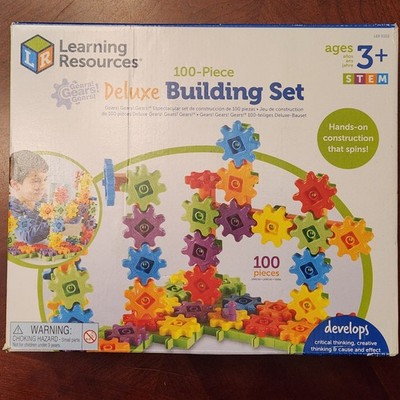 Learning Resources Gears Gears Gears! Deluxe Building Set 100pcs STEM Toy Age 3+