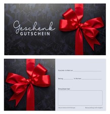 Geschenkgutscheine Gutscheinkarten für Einzelhandel und Firmen Weihnachten Edel