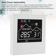 Programmable Smart Thermostat Touchscreen LCD Display Water Heating Boiler
