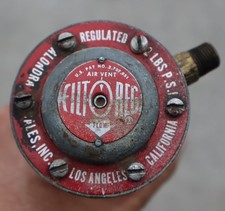 Vintage Filt O Reg Fuel Filter Original Fuel Glass Bowl Fuel Filter Regulator