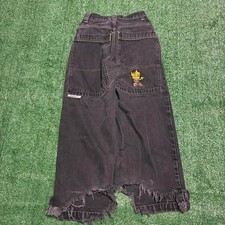 NSANELY Rare Vintage 90s JNCO Jeans FLAME-HEADS Massive back Pockets