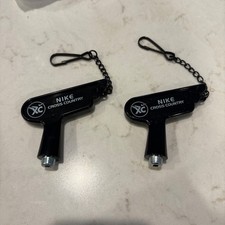 Nike Cross Country XC Spike Wrench Tool Key Chain Lot of 2 Black