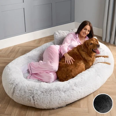OHS Human Size Dog Bed Pet Mat Cushion Fluffy Warm Extra Large Soft Sofa Pad