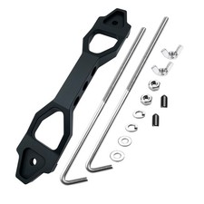 ARONOVA Heavy Duty Battery Hold Down Sets,With Billet Aluminum Battery Tie Do...