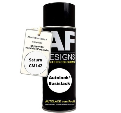 Für Saturn GM142 Virgin White Spraydose Basislack Sprühdose 400ml