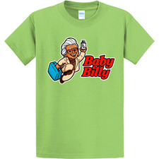NEW Art Society BABY BILLY TOON LIME GREEN Tee Shirt SMALL-6XLARGE MADE IN USA