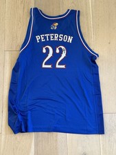 DARRYN PETERSON SIGNED JERSEY KANSAS JAYHAWKS AUTHENTIC AUTOGRAPH JSA COA
