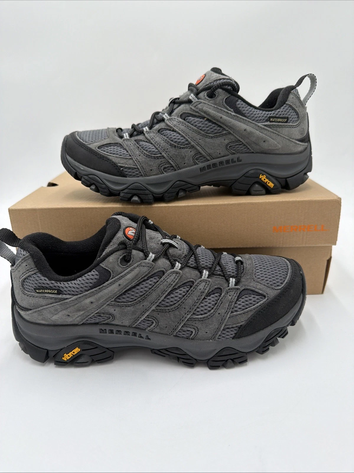 Merrell Men's Moab 3 Waterproof Hiking Shoes J035855 14 NWB Granite NWB NO LID
Opens in a new window