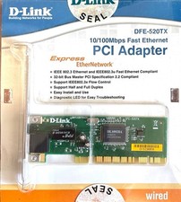 D-Link DFE-520TX PCI Adapter 10/100Mbps Fast ...