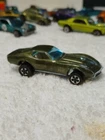 Hot Wheels redline Custom Corvette olive HK car