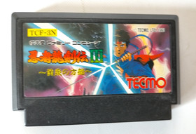 Lot 3 FC Ninja Gaiden Ryukenden 1 2 3 Famicom Trilogy Set Nintendo Japan