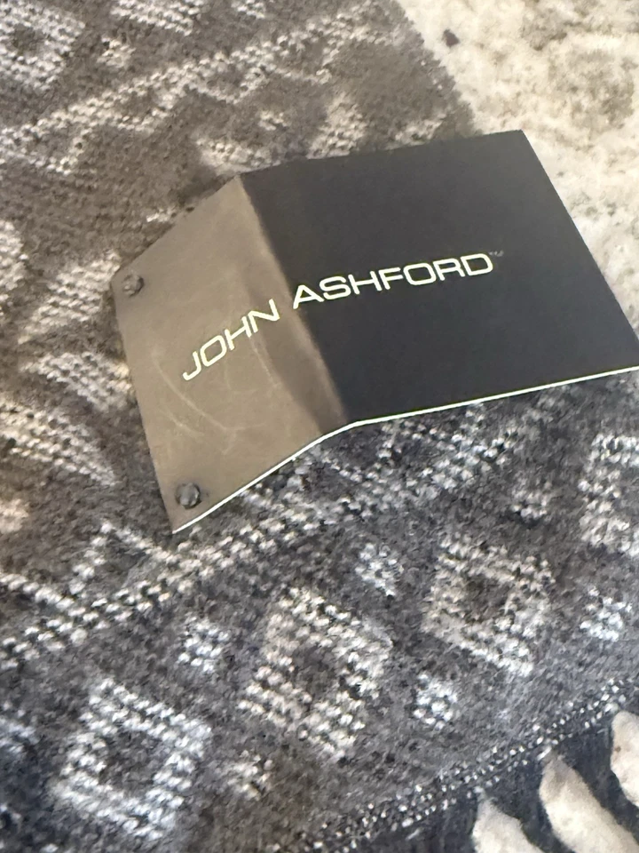 John Ashford Men’s Winter Scarf NWT One Size Gray - Image 4 of 4