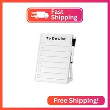 Desktop Dry Erase Board, Small Whiteboard with Stand