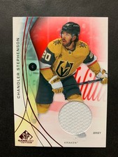 Chandler Stephenson 2024-25 Upper Deck SP Game Used Red Jersey Relic #98