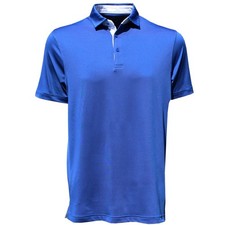 New Head Golf Solid Polo Galaxy Blue/White Small