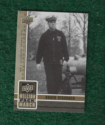 ROGER STAUBACH - NFL HOF - 2010 UPPER DECK MILLION PACK MARCH CARD MPM-2 COWBOYS