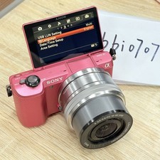 Sony Alpha a5000 Mirrorless Digital Camera w/16-50mm Lens Pink -English