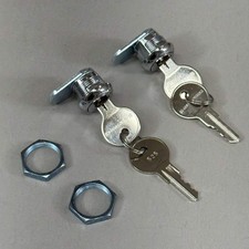 PRIME LINE 2 Piece Drawer Cabinet Lock Set 5/8" Length Chrome