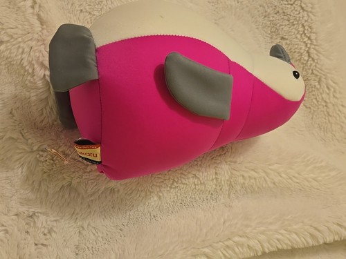 Akaru Penquin Pillow Pink Gray White Microbead Plush Toy Dubai Duty Free *read - Picture 11 of 12